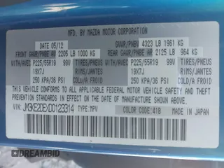 2013 Mazda CX-5 Grand Touring with VIN JM3KE2DEXD0123314, listed as a IAAI auction lot 42064266 with 288,935 mi miles. Bid and sale history available at carsss.com. Image 9.