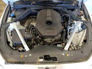 2021 Genesis G70 2.0T with VIN KMTG64LA4MU075261, listed as a Copart auction lot 75026874 with 31,779 mi miles and Salvage Title. Bid and sale history available at carsss.com. Image 11.