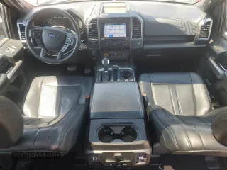 2018 Ford F-150 XL with VIN 1FTEW1E59JFE69696, listed as a Copart auction lot 55528584 with 77,186 mi miles and Salvage Title. Bid and sale history available at carsss.com. Image 8.