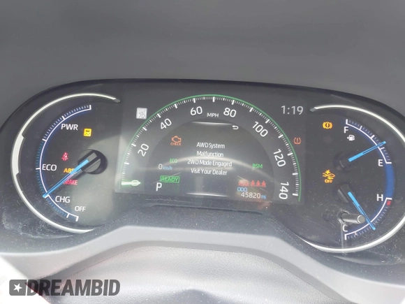 2023 Toyota RAV4 Hybrid XLE Premium с VIN JTMB6RFV6PD079532, выставлен на аукционе IAAI как лот 42448290 с пробегом 45 820 миль миль и . История ставок и продаж доступна на DreamBid. Изображение 7.