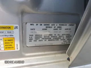 2008 Chevrolet Aveo LS with VIN KL1TD56688B280980, listed as a Copart auction lot 51821655 with 133,828 mi miles and Salvage Title. Bid and sale history available at carsss.com. Image 14.