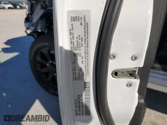 2024 Ram 2500 Big Horn with VIN 3C6UR5DL9RG270238, listed as a Copart auction lot 84895504 with 1,337 mi miles and Salvage title. Bid and sale history available at DreamBid. Image 15.
