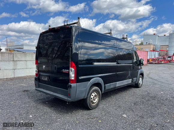 2014 Ram ProMaster Cargo Van with VIN 3C6TRVDG5EE126660, listed as a Copart auction lot 41918155 with 169,721 mi miles and Clean Title. Bid and sale history available at carsss.com. Image 4.