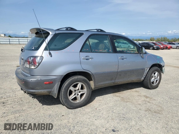 2003 Lexus RX 300 with VIN JTJGF10U630162383, listed as a Copart auction lot 52110055 with 236,303 mi miles and Salvage Title. Bid and sale history available at carsss.com. Image 3.