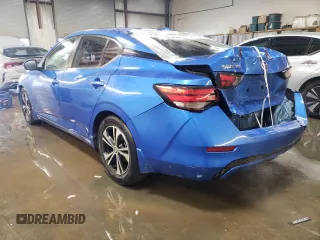 2020 Nissan Sentra SV with VIN 3N1AB8CV0LY310229, listed as a Copart auction lot 48585435 with 49,936 mi miles and Salvage Title. Bid and sale history available at carsss.com. Image 2.