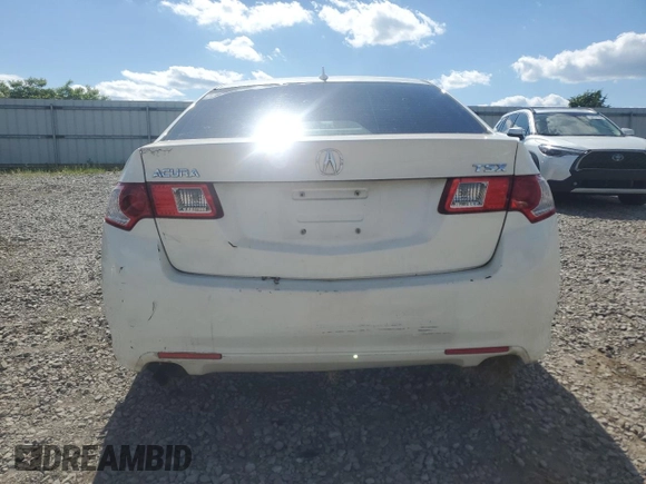 2010 Acura TSX with VIN JH4CU2F62AC002145, listed as a Copart auction lot 58056325 with 181,660 mi miles and Salvage title. Bid and sale history available at DreamBid. Image 6.