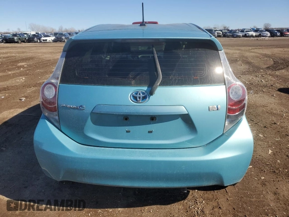 2012 Toyota Prius One with VIN JTDKDTB30C1023430, listed as a Copart auction lot 48027695 with 90,728 mi miles and Salvage Title. Bid and sale history available at DreamBid. Image 6.