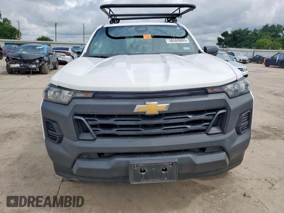 2024 Chevrolet Colorado 2WD Work Truck with VIN 1GCGSBEC2R1107923, listed as a Copart auction lot 58569805 with 32,419 mi miles and Salvage title. Bid and sale history available at DreamBid. Image 5.