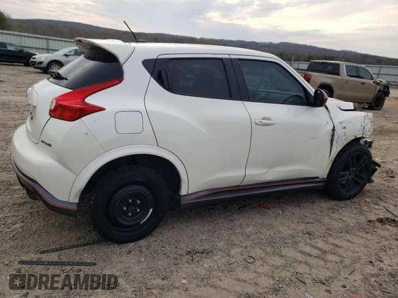 2014 Nissan Juke S with VIN JN8AF5MR4ET361461, listed as a Copart auction lot 50227695 with 148,644 mi miles and Salvage Title. Bid and sale history available at carsss.com. Image 3.