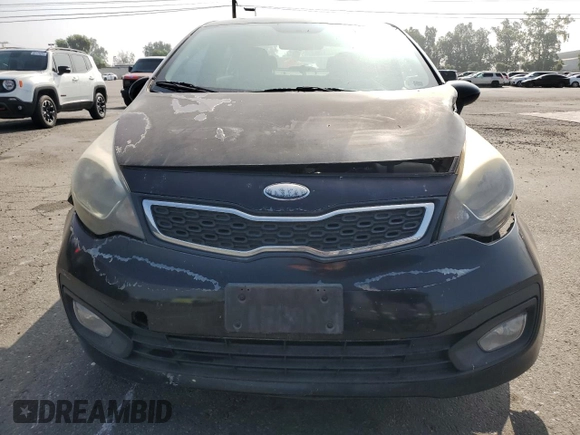 2013 Kia Rio EX with VIN KNADN4A31D6248521, listed as a Copart auction lot 60061645 with 123,281 mi miles and Salvage title. Bid and sale history available at DreamBid. Image 5.