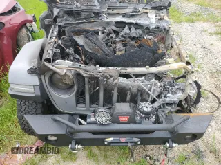 2021 Jeep Wrangler Unlimited Rubicon with VIN 1C4JJXFM3MW607999, listed as a Copart auction lot 49765454 with 0 mi miles and Salvage Title. Bid and sale history available at carsss.com. Image 12.