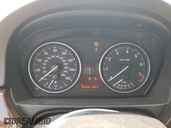2009 BMW 3 Series 328i with VIN WBAPH73559E128710, listed as a Copart auction lot 59274055 with 105,399 mi miles and Salvage title. Bid and sale history available at DreamBid. Image 9.
