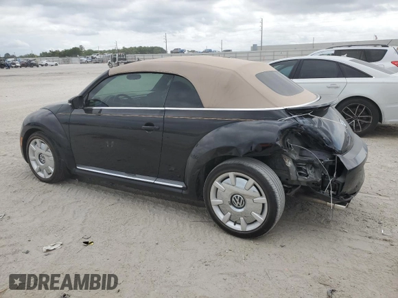 2015 Volkswagen Beetle 1.8T w/Tech with VIN 3VW517AT0FM805617, listed as a Copart auction lot 54699545 with 50,247 mi miles and Non Repairable. Bid and sale history available at DreamBid. Image 2.