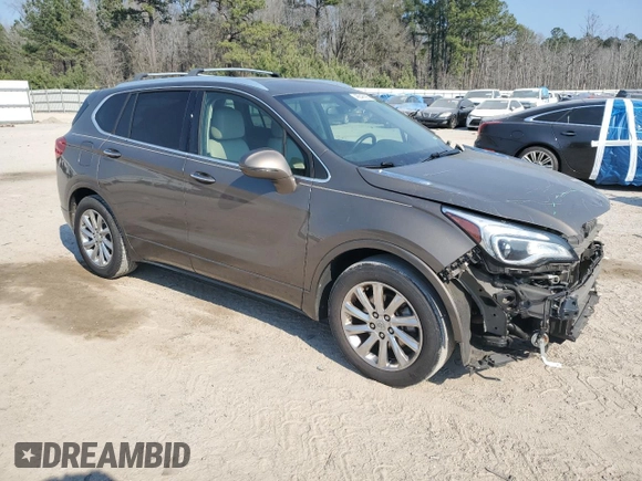 2019 Buick Envision Essence with VIN LRBFXCSA6KD021457, listed as a Copart auction lot 46648825 with 160,243 mi miles and Salvage Title. Bid and sale history available at DreamBid. Image 4.