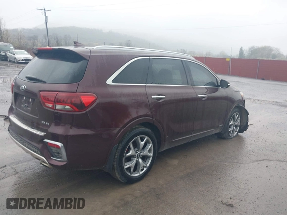 2019 Kia Sorento SX V6 with VIN 5XYPKDA57KG533275, listed as a IAAI auction lot 41964458 with 75,346 mi miles. Bid and sale history available at carsss.com. Image 4.