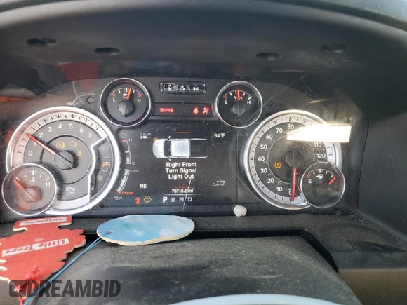2021 Ram 1500 Warlock z VIN 1C6RR7LT3MS518746, wystawiony jako Copart lot #53399555 z przebiegiem 78 718 mil mil oraz Szkoda całkowita • Salvage title. Historia ofert i sprzedaży dostępna na DreamBid. Obrazek 9.
