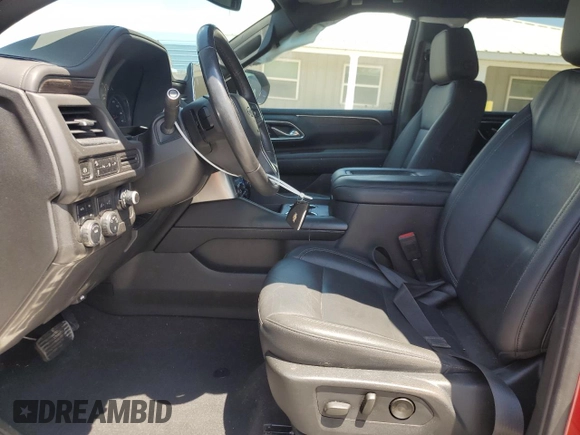 2021 Chevrolet Tahoe Z71 z VIN 1GNSKPKD9MR349131, wystawiony jako Copart lot #59009405 z przebiegiem 24 115 mil mil oraz Szkoda całkowita • Salvage title. Historia ofert i sprzedaży dostępna na DreamBid. Obrazek 7.