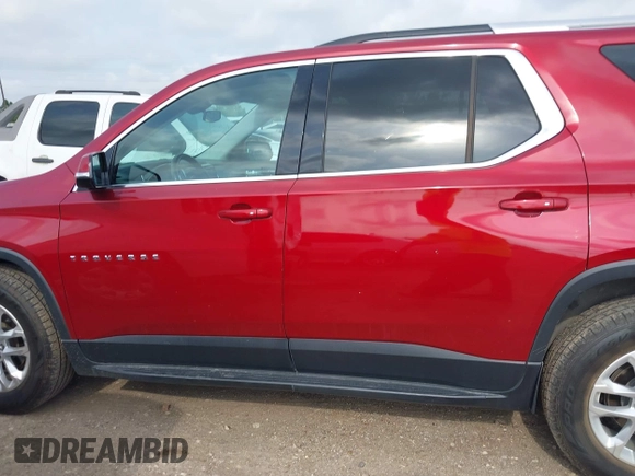 2018 Chevrolet Traverse LT Cloth with VIN 1GNERGKW1JJ137568, listed as a IAAI auction lot 42421403 with 110,413 mi miles and . Bid and sale history available at DreamBid. Image 15.