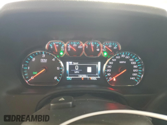 2019 GMC Yukon XL SLT with VIN 1GKS1GKCXKR380523, listed as a Copart auction lot 44725595 with 134,723 mi miles and Salvage Title. Bid and sale history available at carsss.com. Image 9.