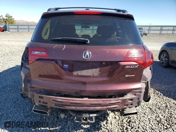 2013 Acura MDX Advance Pkg with VIN 2HNYD2H69DH502903, listed as a Copart auction lot 45979175 with 141,965 mi miles and Salvage Title. Bid and sale history available at carsss.com. Image 6.