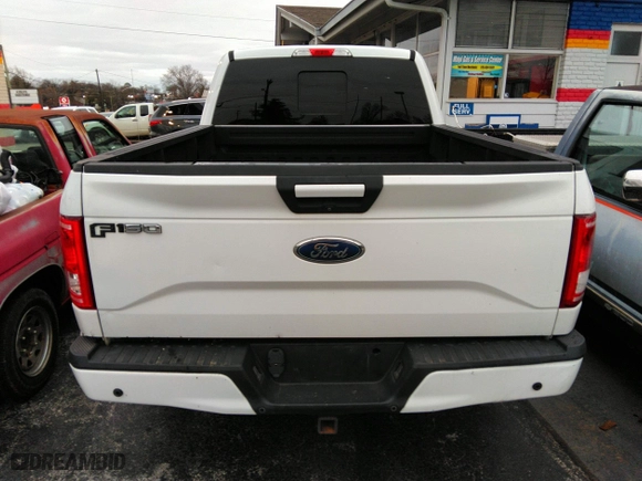2015 Ford F-150 XLT w/HD Payload Pkg with VIN 1FTFW1EG8FFA12438, listed as a IAAI auction lot 41743982 with 174,799 mi miles. Bid and sale history available at carsss.com. Image 16.