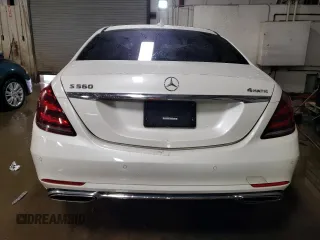 2018 Mercedes-Benz S 560 with VIN WDDUG8GB0JA386200, listed as a Copart auction lot 47555505 with 42,840 mi miles and Salvage Title. Bid and sale history available at carsss.com. Image 6.