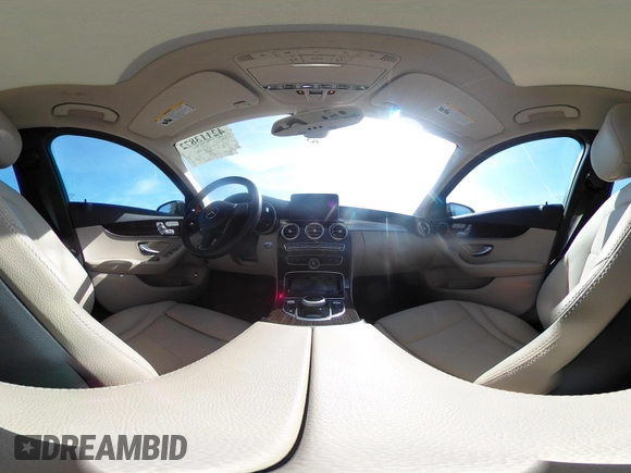 2017 Mercedes-Benz C 300 with VIN 55SWF4KB5HU230272, listed as a IAAI auction lot 42113872 with 35,807 mi miles and . Bid and sale history available at carsss.com. Image 19.