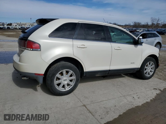 2007 Lincoln MKX with VIN 2LMDU68C57BJ16956, listed as a Copart auction lot 47212525 with 193,608 mi miles and Salvage Title. Bid and sale history available at carsss.com. Image 3.