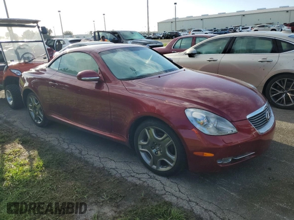 2007 Lexus SC 430 with VIN JTHFN45Y579012182, listed as a Copart auction lot 73826304 with Not Provided miles and Salvage Title. Bid and sale history available at DreamBid. Image 4.