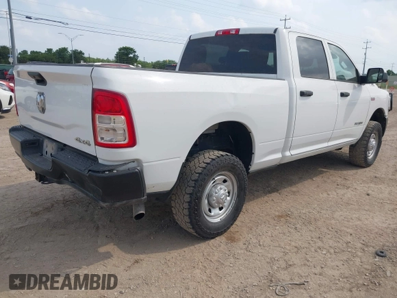 2022 Ram 2500 Tradesman with VIN 3C6UR5CJ6NG130982, listed as a IAAI auction lot 42146236 with 123,114 mi miles. Bid and sale history available at carsss.com. Image 4.