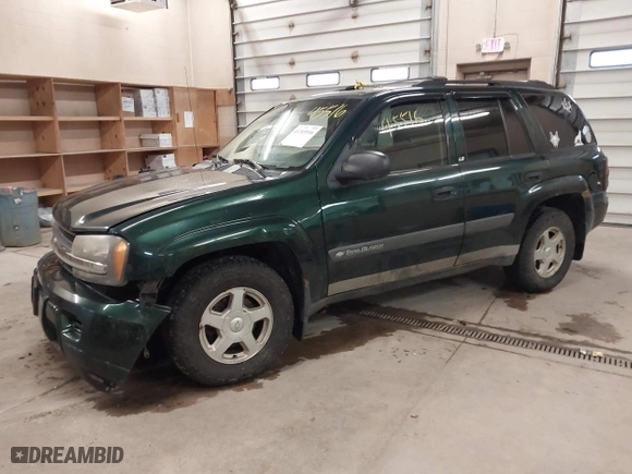 2003 Chevrolet TrailBlazer LS with VIN 1GNDT13S532282163, listed as a IAAI auction lot 41245516 with 262,783 mi miles. Bid and sale history available at carsss.com. Image 17.