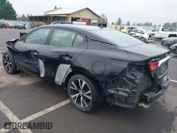 2017 Nissan Maxima SV with VIN 1N4AA6AP8HC444601, listed as a IAAI auction lot 41777190 with 96,488 mi miles and . Bid and sale history available at DreamBid. Image 3.