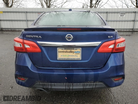 2016 Nissan Sentra SV with VIN 3N1AB7AP6GY273644, listed as a Copart auction lot 46195105 with 226,609 mi miles and Salvage Title. Bid and sale history available at DreamBid. Image 6.