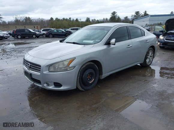 2010 Nissan Maxima 3.5 SV w/Premium Pkg with VIN 1N4AA5AP6AC843054, listed as a IAAI auction lot 41734459 with 194,123 mi miles. Bid and sale history available at carsss.com. Image 2.