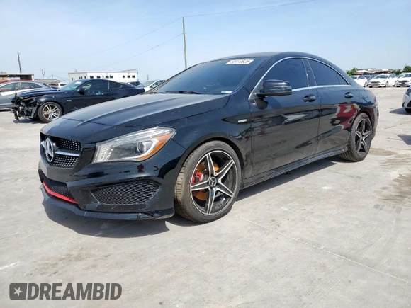 2016 Mercedes-Benz CLA 250 with VIN WDDSJ4GB9GN390040, listed as a Copart auction lot 56419625 with 83,047 mi miles and Salvage title. Bid and sale history available at DreamBid. Image 1.