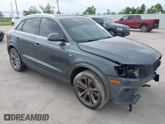 2018 Audi Q3 Premium Plus with VIN WA1HCCFS3JR002403, listed as a IAAI auction lot 42162008 with 94,175 mi miles. Bid and sale history available at carsss.com. Image 1.