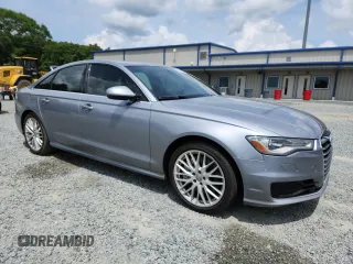 2016 Audi A6 Premium Plus with VIN WAUDFAFC9GN057816, listed as a Copart auction lot 60832495 with 111,531 mi miles and Salvage title. Bid and sale history available at DreamBid. Image 4.