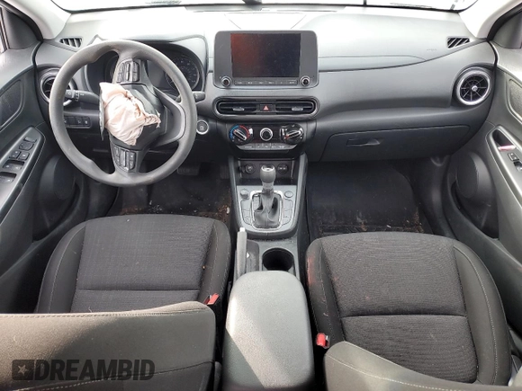 2023 Hyundai Kona SEL with VIN KM8K6CAB3PU970951, listed as a Copart auction lot 42945845 with Not Provided miles and Salvage Title. Bid and sale history available at DreamBid. Image 8.