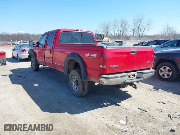1999 Ford Super Duty F-250 XL with VIN 1FTNW21S5XED28172, listed as a IAAI auction lot 41887957 with 233,990 mi miles. Bid and sale history available at carsss.com. Image 3.