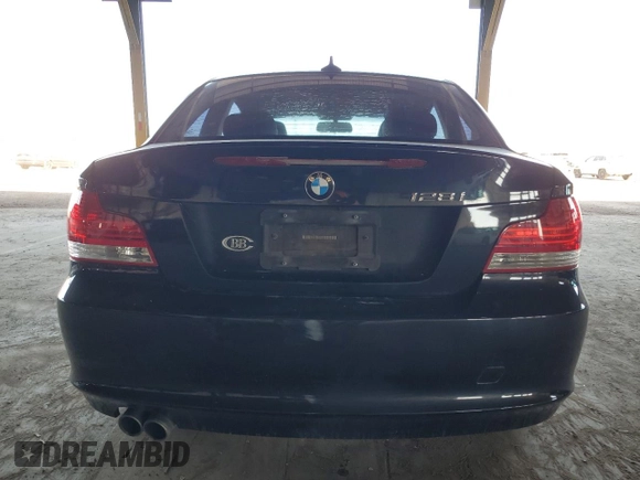 2011 BMW 1 Series 128i with VIN WBAUP7C56BVP21505, listed as a Copart auction lot 52437505 with 124,562 mi miles and Clean Title. Bid and sale history available at DreamBid. Image 6.