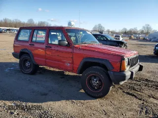 1997 Jeep Cherokee SE with VIN 1J4FJ28S9VL501171, listed as a Copart auction lot 44863615 with 206,592 mi miles and Salvage Title. Bid and sale history available at carsss.com. Image 4.