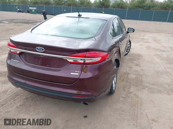 2017 Ford Fusion SE with VIN 3FA6P0HD2HR156698, listed as a IAAI auction lot 42096631 with 106,258 mi miles and . Bid and sale history available at DreamBid. Image 6.