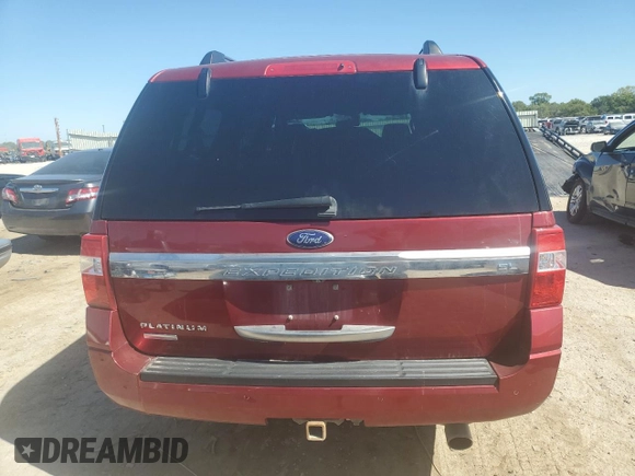 2016 Ford Expedition EL Platinum with VIN 1FMJK1MT8GEF22571, listed as a Copart auction lot 73609424 with 119,647 mi miles and Salvage Title. Bid and sale history available at carsss.com. Image 6.