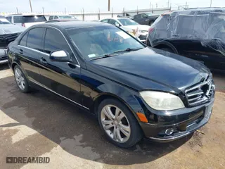 2008 Mercedes-Benz C-Class 3.0L Sport with VIN WDDGF54X28F085858, listed as a IAAI auction lot 41890973 with 161,181 mi miles. Bid and sale history available at carsss.com. Image 1.