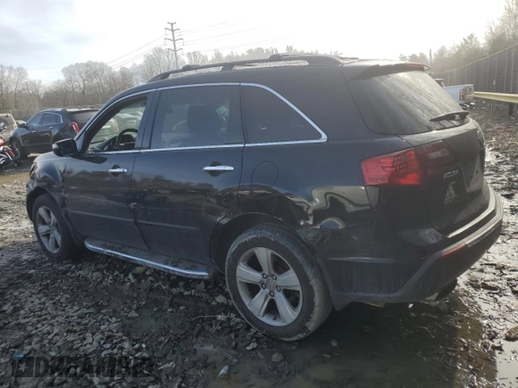 2011 Acura MDX with VIN 2HNYD2H2XBH516710, listed as a Copart auction lot 42904125 with 0 mi miles and Salvage Title. Bid and sale history available at carsss.com. Image 2.