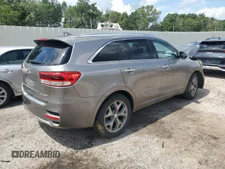 2016 Kia Sorento SXL with VIN 5XYPK4A18GG028124, listed as a Copart auction lot 59665324 with 63,502 mi miles and Salvage Title. Bid and sale history available at carsss.com. Image 3.