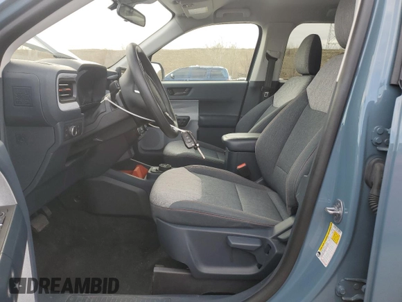 2022 Ford Maverick XL with VIN 3FTTW8E3XNRA38355, listed as a Copart auction lot 51169395 with 36,522 mi miles and Salvage Title. Bid and sale history available at DreamBid. Image 7.