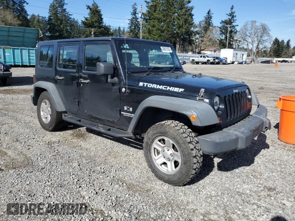 2009 Jeep Wrangler Unlimited X with VIN 1J4GZ39139L742349, listed as a Copart auction lot 46610165 with 57,652 mi miles and Salvage Title. Bid and sale history available at carsss.com. Image 4.
