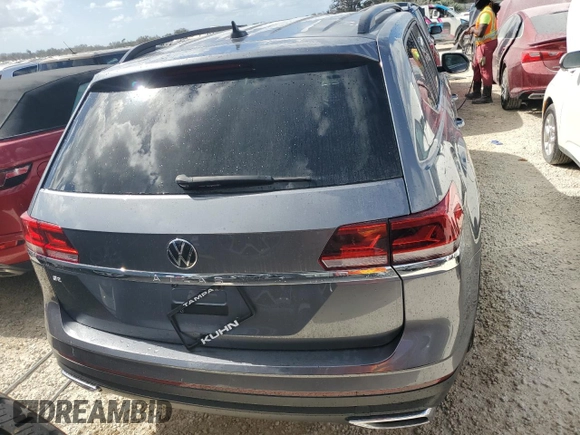 2022 Volkswagen Atlas SE with VIN 1V2DP2CA5NC509101, listed as a Copart auction lot 76972414 with 17,509 mi miles and Salvage title. Bid and sale history available at DreamBid. Image 6.