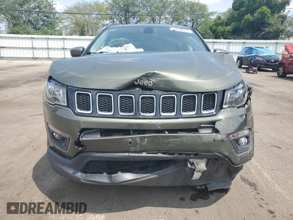 2017 Jeep Compass Latitude с VIN 3C4NJDBB2HT656434, выставлен на аукционе Copart как лот 60483215 с пробегом 75 781 миль миль и Списание • Salvage title. История ставок и продаж доступна на DreamBid. Изображение 5.